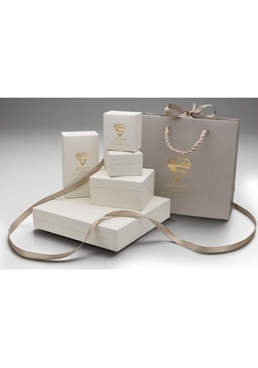 Pırlantalı V Harf Altın Kolye