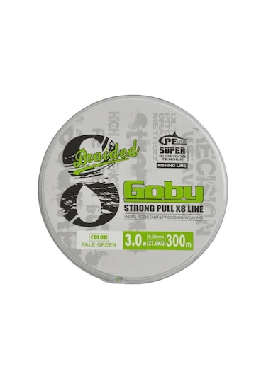 Fishpro Goby 8x 300 Mt Plae Green Örgü İp Misina 0.25