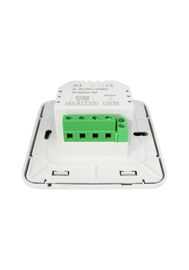 Diğer Elektrikli Isıtma Termostatı 0-99 16000 Ma Dokunmatik Lcd Ekranlı Zemin Isıtma, Küçük Boyutlu Tasarım