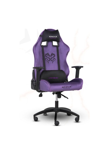 Rio Balerion Terletmez Kadife Kumaş Mor Gaming Oyuncu Koltuğu -13 Mor