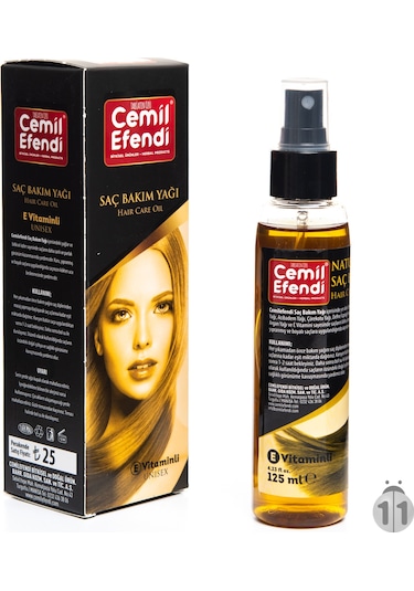 Cemil Efendi Saç Bakım Yağı E Vitaminli 125 ML