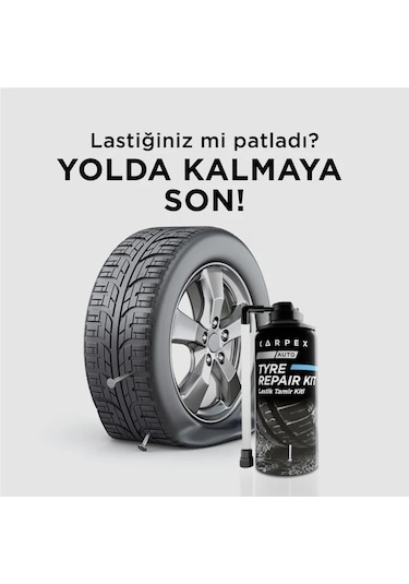 Carpex Oto Lastik Tamir Kiti 300 Ml 2'li