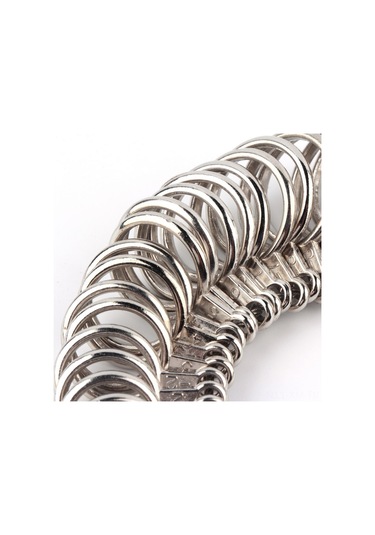 Ximistore9 Alüminyum Yüzük Ölçüm Seti: 1-13 Numara Ayar Çemberleri + Ölçüm Çubuğu - Hafif, Kolay Kullanım - Perakende Ve Mağaza İçin