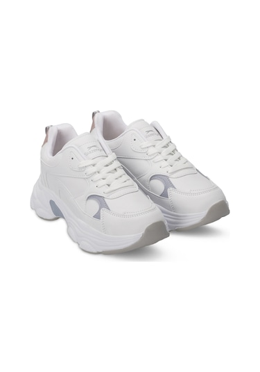 Slazenger ZUSA Kadın Koşu &amp; Yürüyüş Ayakkabı Beyaz / Pembe