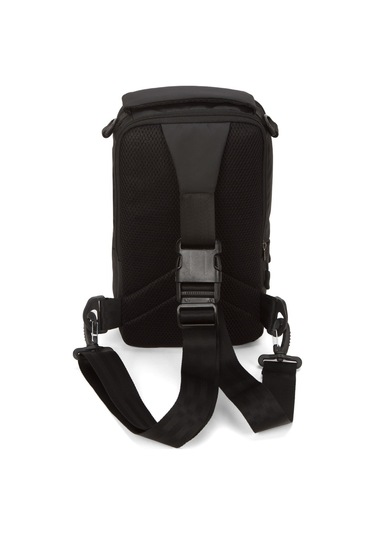 Newish Polo Erkek Kumaş Sırt El Ve Omuz Çantası New350 - Siyah - Beyaz