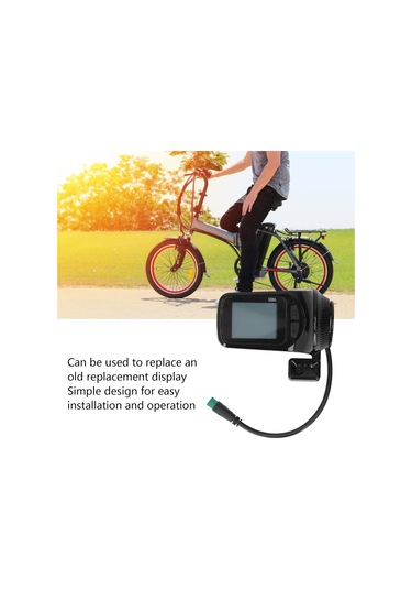 Elektrikli Lcd Ekran Ölçer, 24v 36v 48v 60v, Lcd Ekran Paneli Elektrikli Scooter İçin Ekran, Düşük Arıza Oranı, Speedometre Bilgisayar