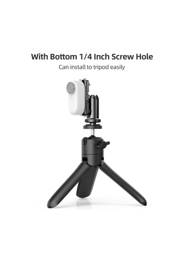Suofeng Insta360 Go3 İçin Alüminyum Manyetik Hızlı Çıkarma Tutucu - Bulut Ayaklı Tabanlı Fonksiyonlu Spor Kamera Aksesuarı