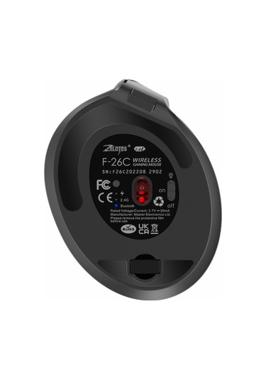 Flybuy Hallow F-26c Ergonomik Bluetooth Led Ekran Mouse Dikey Çizgi Modası F26