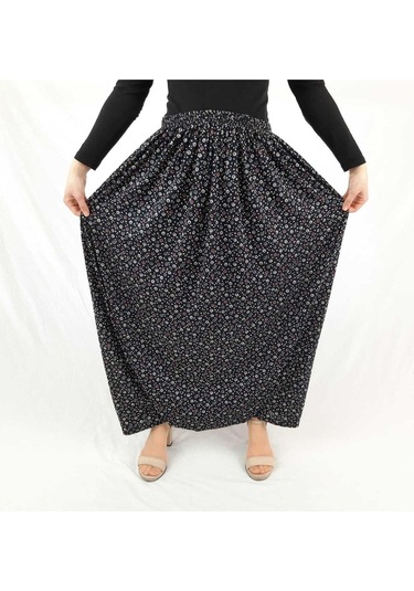 Özözkanlar Çiçekli Yöresel Menekşe Aşağıdan Ağlı Bayan Şalvar Büyük Beden R-1 Çok Renkli