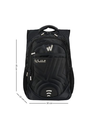 Waddell 1900 Denye Siyah Sırt Çantası 3052-g