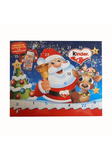 Kinder Christmas Santa Adventskalender 113 G