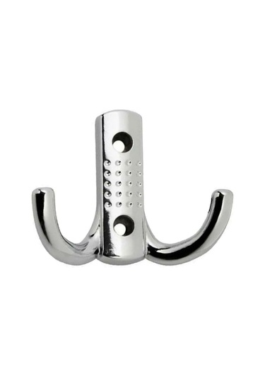 Wuvera Portmanto Askı Vestiyer Duvar Dolap Elbise Askısı Krom Metal Mobilya Kapı Askılığı Askılık Gümüş