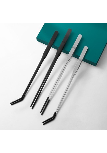 Sones Evcil Hayvan Besleme Cımbızı Sürüngen Evcil Hayvan Besleme Klipsi Aquascape Aracı, Stil: Renkli Titanyum 3 Adet