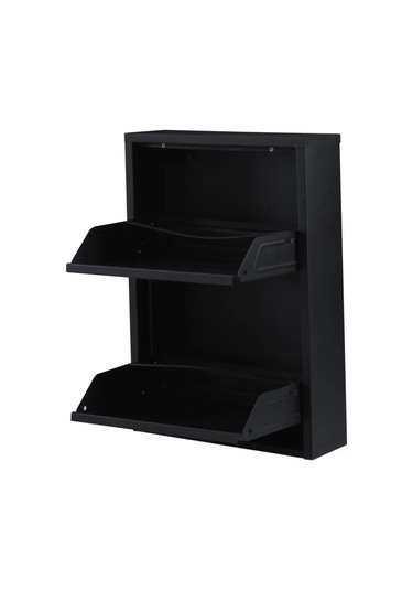 Arthur 2'li Ayakkabılık Siyah