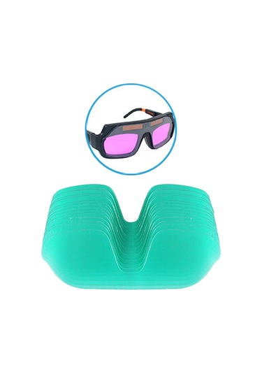 Homyl 10x Pc Solar Kaynak Kaskı İç Tek-parça-gözlük