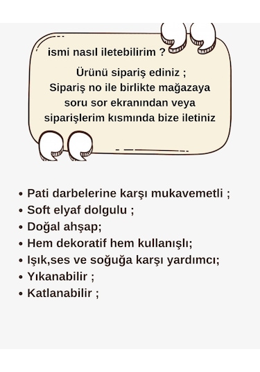 Mavi Vitrin İsme Özel Kedi ve Köpek Çadırı 60 x 60 CM