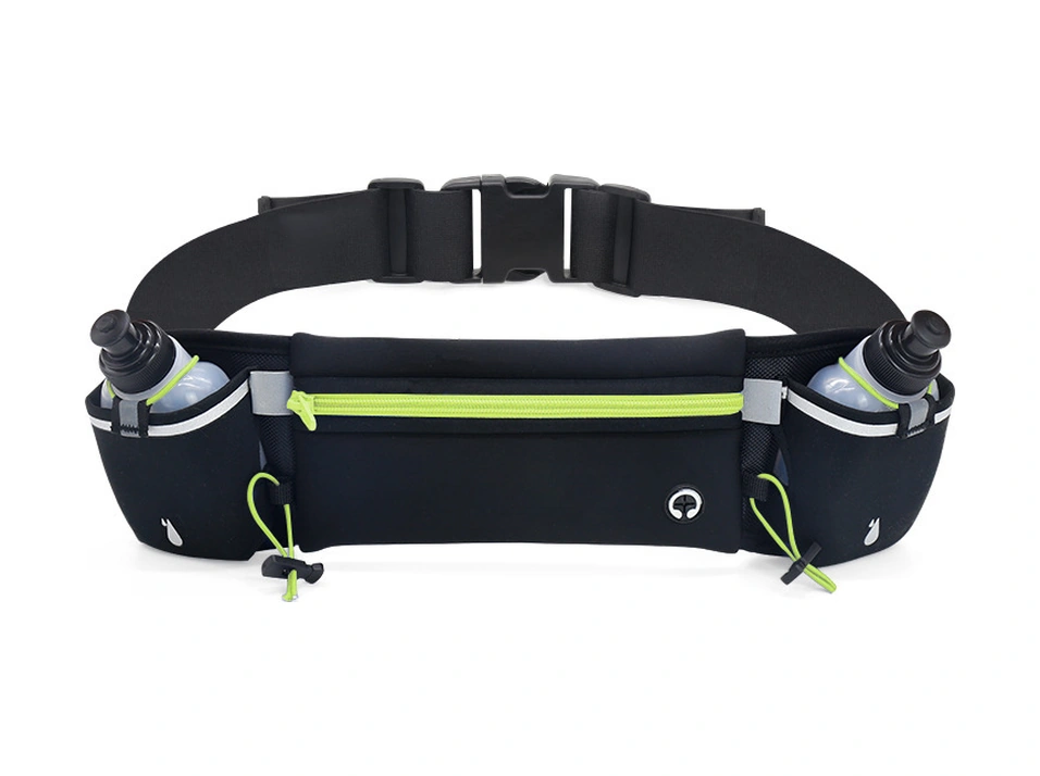 Fosenze Unisex Spor Bel Çantası - Su Suluklu, Su Geçirmez, Telefon Ve Kart Saklama Bölmeli, Koşu-maraton-fitness İçin Turuncu Üniversal Beden Çok Renkli