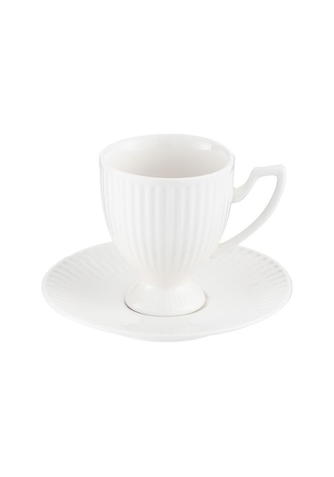 İstanbul Porselen Mahir 6 Kişilik Kahve Fincan Takımı