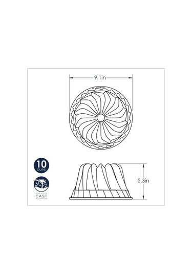 Nordicware Kugelhopf Bundt Kek Kalıbı