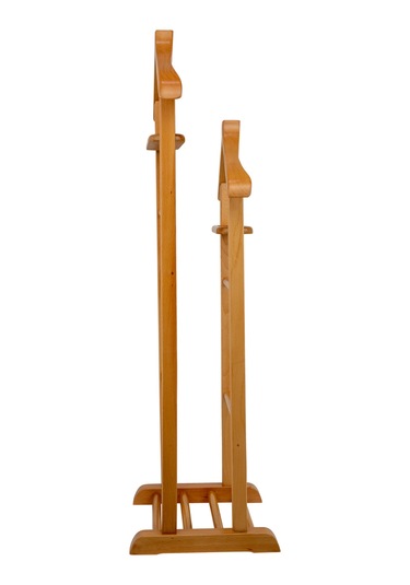 İki Tepeli Dilsiz Uşak Açık Kahverengi Masif Ahşap Palto Ceket Açık Kahverengi