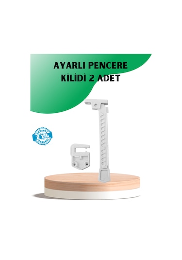 Emniyet Amaçlı Pencere Açılma Sınırlayıcı Aparat 2 Adet