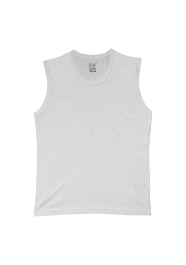 Siyah Erkek Düşük Kollu T-Shırt-Siyah