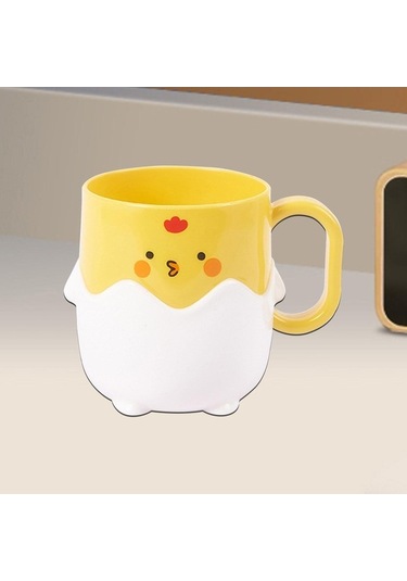 Pazly Yuvarlak Yıkama Suntek Karikatür Kabı Gözler Fırçası Fincan Diş Lv Diğer