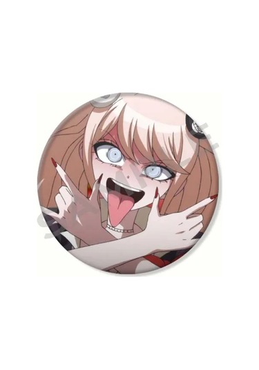 Yaratıcı Danganronpa Yuvarlak Broşlar Düğme Pin Hinata Kokichi Oma Kaito Momota 58mm Style-1 58mm Çok Renkli