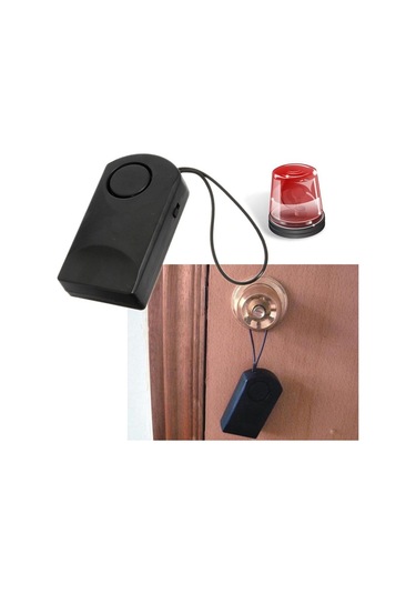 Yeni Kablosuz Dokunmatik Sensör Güvenlik Alarmı Yüksek Sesli Kapı Tokmağı Giriş Uyarısı Anti Hırsızlık
