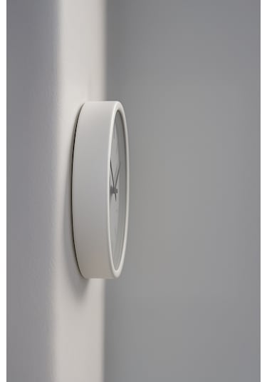 Kaplan Temalı Modern Duvar Saati - 30cm - Önü Camlı Beyaz Kasa - Sessiz Mekanizma-jh0021 Beyaz