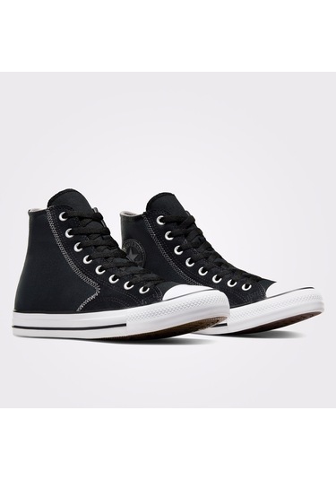 Chuck Taylor All Star Mixed Materials Kadın Siyah Sneaker Siyah