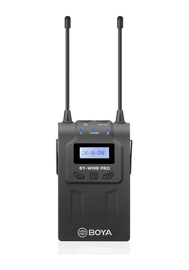 Boya Rx8 Pro İki Mikrofon Destekli Kablosuz Alıcı