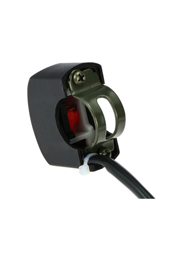 Evrensel Motosiklet Atv Bisiklet Gidon Işık Anahtarı Siyah Siyah