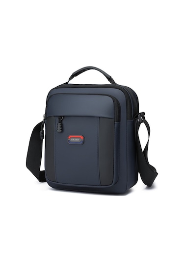 Erkekler İçin Şık Ve Fonksiyonel Oxford Kumaş Günlük Sırt Çantası, Büyük Kapasiteli Erkek Messenger Çanta, Yaz Ve Günlük Kullanım İçin Pratik Erkek Aksesuarı Mavi