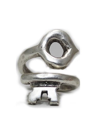 Anahtar Gümüş Kaplama  Yüzük Gümüş