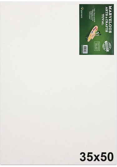 Öğrenci Tipi Sanatsal Zımbalı Tuval 35x50 Cm, 2025 Koleksiyon