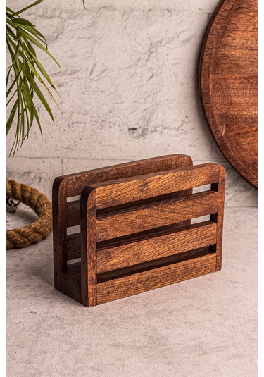 Snippy Warmy - Ahşap Peçetelik Masaüstü Peçete Organizeri