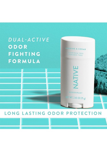 Native Jasmine & Cedar Alüminyumsuz Stick Deodorant 75gr