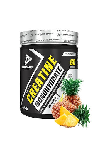 Dynamic Ananas Aromalı - Creatine Monohydrate Mikronize - 420 G x 2 - 840 G - 120 Servis