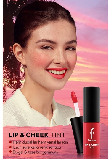 Flormar Lip & Cheek Gün Boyu Kalıcı Çok Amaçlı Tint 003 Apricot Marmlde
