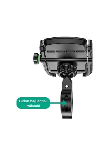 Nukrotech Mrt Cıty Poliamid Destekli Motosiklet Telefon Tutucu