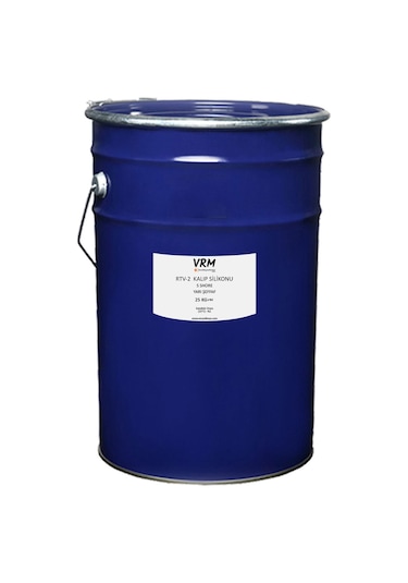 VRM Rtv-2 Yarı Şeffaf - Ekstra Yumuşak Kalıp Silikonu (5 Shore) 25 KG