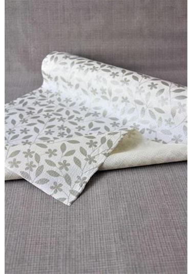 Çok Amaçlı Kaymaz Dolap Içi Çekmece Raf Vitrin Örtüsü Metalikçiçek 001