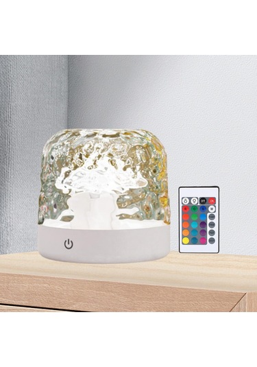 Suntek Yatak Odası Başucu Lambası Şık Işık Gece Işığı Yurt Ev Beyaz