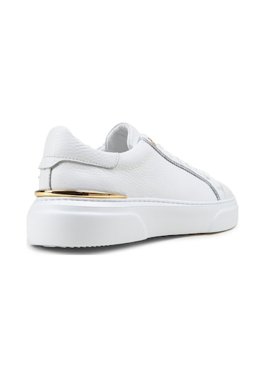 Deery Kadın Hakiki Beyaz Deri Sneaker Ayakkabı - 00502zbyze01