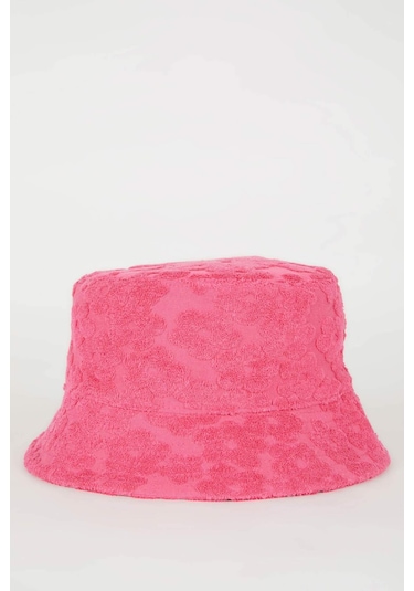 Defacto Kız Çocuk Desenli Havlu Kumaş Bucket Şapka B7587A824SMPN1