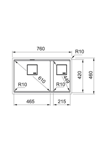 Franke KNG 120 Matt Black Granit Eviye Mat