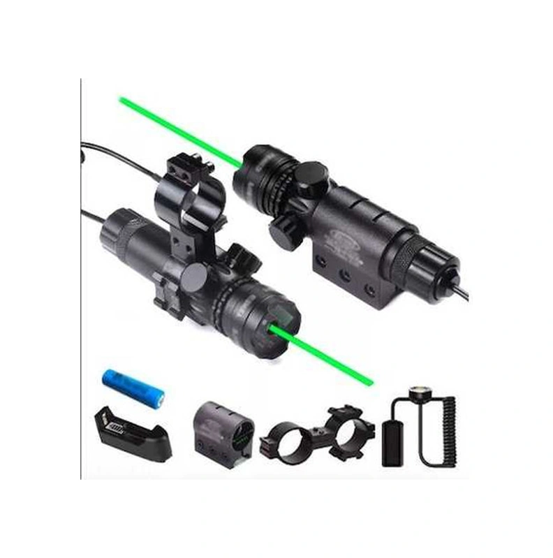 Tongxida Usb Şarjlı Yeşil Lazer Hedefleyici, Ayarı Değiştirilebilir Işık, Dayanıklı Metal Gövde, 2 Adet Braket, Fantezi Kablol Siyah