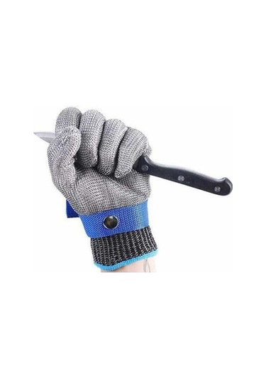 Trendooze Paslanmaz Çelik Eldivenler - Bahçecilik Güvenliği Eldiven Mavixl