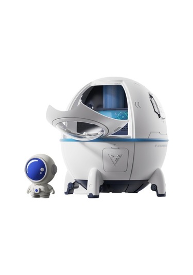 A Goodshop Uzay Kapsülü Ultrasonik Hava Nemlendirici, Astronot Gece Lambası, Usb Dekoratif Difüzör